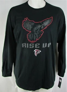 Atlanta Falcons NFL Majestic Men's Big & Tall "Rise Up" Long Sleeve Shirt - Picture 1 of 8