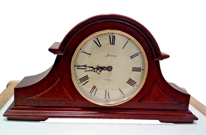 Loricron Westminster 4/4 Mantel Shelf Quartz Clock Brown - Picture 1 of 6