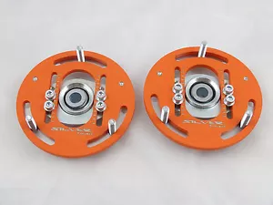 Placas de inclinación para BMW E30 3D verdaderos profesionales Drift para coilover naranja - Imagen 1 de 3