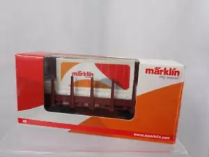 NIB Marklin stake wagon 44592 HO gauge Q13 - Picture 1 of 5
