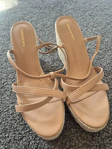Wedges forever new heel size 39 preowned great condition shoe - Picture 1 of 12