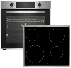 Juego de estufa horno empotrado autónomo Beko + vitrocerámica placa 60 cm TouchControl nuevo - Imagen 1 de 7