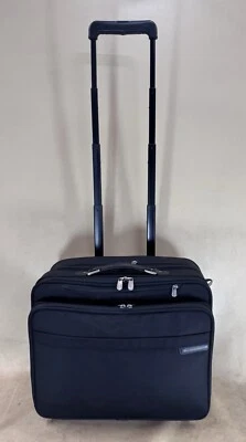 BRIGGS & RILEY Black 18” Large Commute Business Rolling Briefcase BR260 $379 - Image 1 of 4