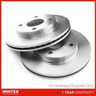Mintex Front Brake Discs Coated 240mm Pair For Ford Escort MK6 1.8 D