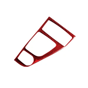 Fit for Infiniti Q50 60 2014-2019 Red Carbon Fiber Gear Shift Panel Trim Cover - Imagen 1 de 4