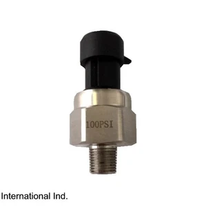 Pressure transducer or sender, 100 psi (5V),  for oil, fuel, air, water - Picture 1 of 5