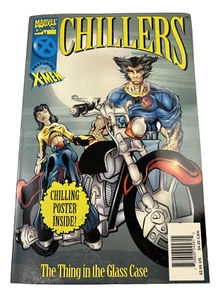 MARVEL CHILLERS: X-Men Comics: THE THING IN THE GLASS CASE (1997) W/Poster - Picture 1 of 6