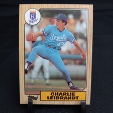 Charlie Leibrandt 1987 Topps Kansas City Royals #223 Baseball Card (1A568)