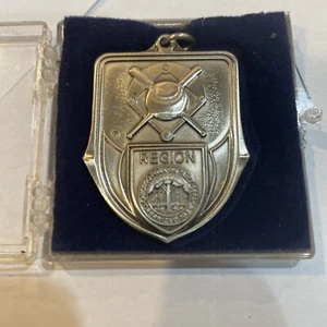 Insignia de premio de la región de béisbol del distrito de parques de Chicago de Illinois 1934 de 2 pulgadas - Imagen 1 de 2