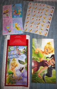 Disney Boxed Tinkerbell 32 Valentines 32 Slotted Cards Stickers 19x15 Poster - Picture 1 of 11