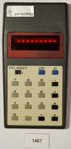 1467 Taschenrechner Privileg PC 4007 INTERTON - Afbeelding 1 van 2