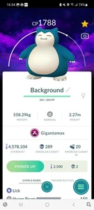 Pokemon Go Dynamax Snorlax ( Normal ) ( Background) - Picture 1 of 2
