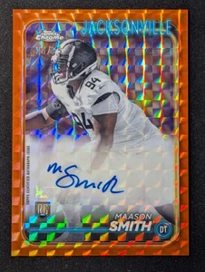 2024 Topps Chrome - RC Variation AU Maason Smith Orange Geometric 23/25 (AU, RC) - Picture 1 of 2
