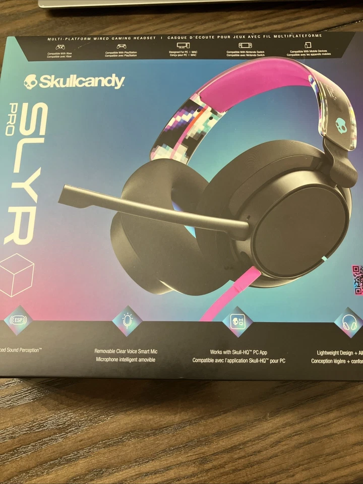 NEW SKULLCANDY SLYR Pro Wired Gaming Headset for PC Xbox Playstation  Switch - Image 1 of 4