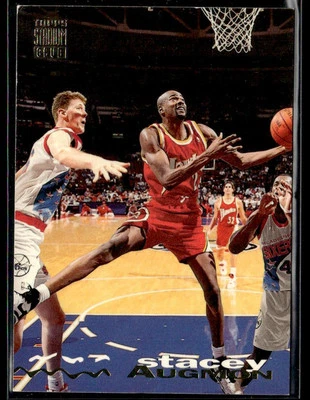 1993-94 Stadium Club #310 Stacey Augmon Atlanta Hawks 2 - Image 1 of 2