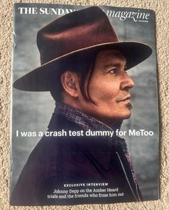 THE SUNDAY TIMES MAGAZINE 22nd June 2025 22/6/25 Johnny Depp & Mrs Bezos - Picture 1 of 2