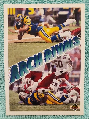 1991 UPPER DECK ARCH RIVALS ROBERT DELPINO TIM MCDONALD #653 ST LOUIS ARIZONA  - Image 1 of 4