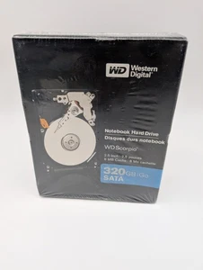 Western Digital WD Scorpio 320GB 2.5" SATA Notebook Hard Drive New Sealed - Picture 1 of 7