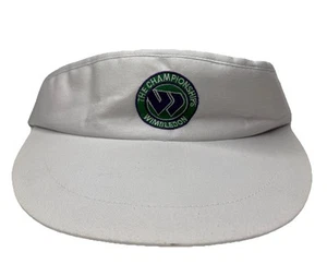 Wimbledon The Championships Tennis Visor Vintage Embroidered Logo Kent & Curwen - Picture 1 of 6