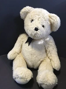 FAO SCHWARZ 24 Inches Fifth Avenue Teddy Bear Plush w/ Black Ribbon - Picture 1 of 6