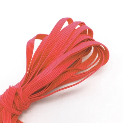 1/8" (3mm) Flat Elastic Stretchy Band: Sewing Crafts DIY Masks US Stock Ready to - Image 1 of 3