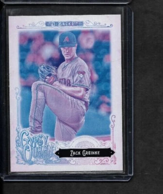 2017 Topps Gypsy Queen Missing Blackplate #20 Zack Greinke - Image 1 of 2