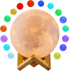 Lampe de lune avec 16 couleurs veilleuse DEL avec réglage du temps de veille tactile avec Remo