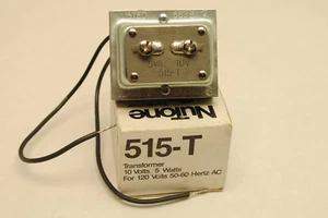 Transformador de campana de puerta NuTone 515-T primario 120 voltios, secundario 10 voltios 5 vatios - Imagen 1 de 6