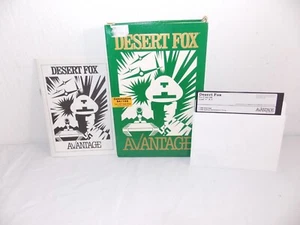 VINTAGE AVANTAGE Desert Fox Commodore 64/128 C64 Game IN BOX - Afbeelding 1 van 1