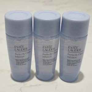 3X Estee Lauder Perfectly Clean Infusion Balancing Essence Treatment Lotion 1 OZ - Picture 1 of 2