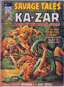 Savage Tales Ka-Zar Jan 1975 Bonus Shanna the She-Devil Comic Graphic Novel - Bild 1 von 8