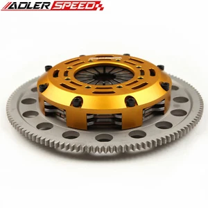 ADLERSPEED Racing Twin Disc Clutch For 04-18 Subaru WRX STI EJ25 6 Speed Medium - Picture 1 of 6