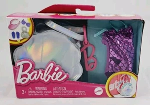 Barbie Fashions Swimsuit Deluxe Bag With Swimsuit + Accessories - Picture 1 of 5