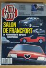 Auto Moto Mag N°64 1987 Spécial SALON - BMW Z1 R 25 V6 ALFA 164 405 MI 16 BMW GS