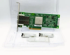 HP AJ764A AJ764-63002 QLogic QLE2562-HP PCIe 8GB FC HBA 489191-001 2x SFP - Picture 1 of 7