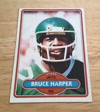 Bruce Harper RB 1980 Topps Football # 384 New York Jets