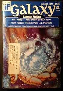 Galaxy Science Fiction Magazine August 1977 Volume 38 #6 Darnay Herbert Pohl Rob - Picture 1 of 5