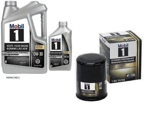 Mobil1 M1-110A Engine Oil Filter & 6 Quarts Mobil1 10W30 Full Syn. Motor Oil - Picture 1 of 1