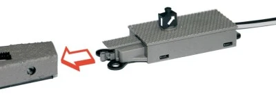 Señal de linterna de punto iluminada Fleischmann para pista N con cama de lastre Foto 1 de 2