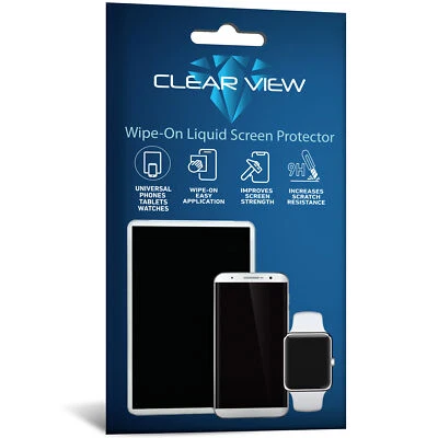 ClearView Flüssigglas Displayschutzfolie für alle Smartphones Tablets und Uhren - Bild 1 von 4