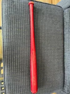 VTG CLEVELAND INDIANS 1970's RED BAT DAY J. LOWENENTEIN HILLRICH & BRADSBY 31" - Picture 1 of 3