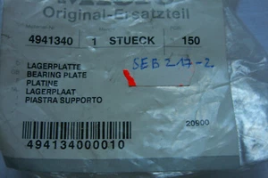 Miele Lagerplatte für Bürstenwalze 2 St. Mnr. 4941340 für Elektrobürste SEB217-2 - Bild 1 von 4