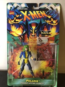 ToyBiz 1996 X-Men FlashBack Series Polaris Near Mint On Card - Picture 1 of 8