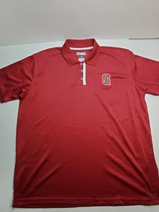 Section 101 Majestic Stanford University Men's Large Polo - excellent - Picture 1 of 5