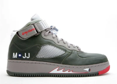 Nike МУЖСКИЕ AIR JORDAN 5 FUSION AJF5 PREMIER СЕРЫЙ МЕДСЕСТРА РАЗМЕР 10 TUSKEGEE AIR МУЖЧИН - Изображение 1 из 4