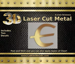 Epiphone E Guitar Decal 3d metal Headstock Restoration Sticker Logo m30b - Picture 1 of 8