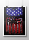 18"X24" American Fangs Co-Exist Poster