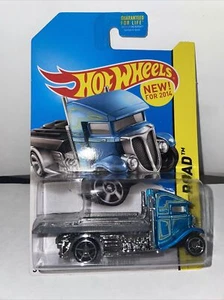 2021 Hot Wheels #83 Fast-Bed Hauler Blue HW Metro 1:64 NIP Bronze 5sp Blue Card - Picture 1 of 2