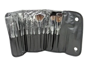 Juego de brochas de maquillaje sintéticas 12 piezas en estuche negro con cierre magnético a presión Nuevo - Imagen 1 de 6