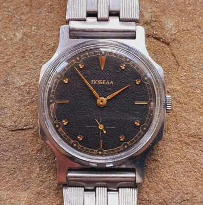 复古 Pobeda ZIM 80 年代手表苏联制造手表 Pobeda ZIM 2602 — 第 1/4 张图片